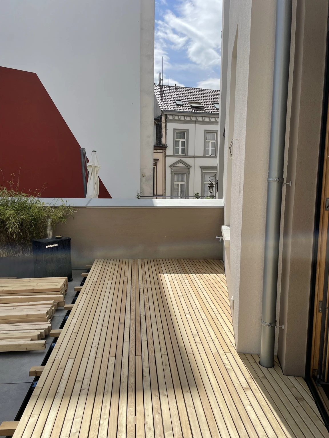 Terrassenkonstruktion aus Holz